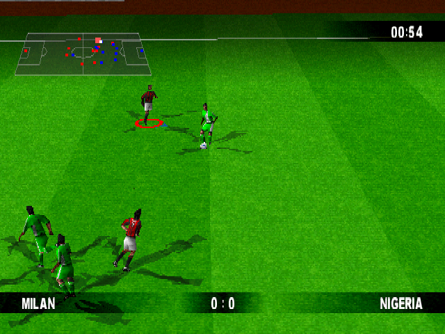 Michael Owen's World League Soccer 99 screenshot 4 for Playstation